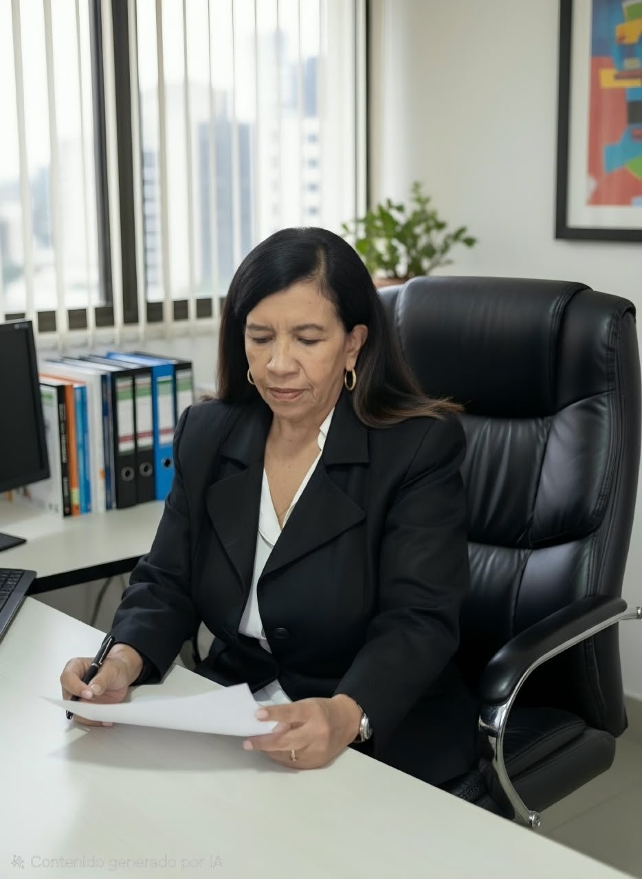 Gloria Hernández Abogada en su espacio de atención profesional
